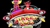 Screenshot from Street Rod, the classic DOS car racing and customization game, now available in your browser on Pexy.io